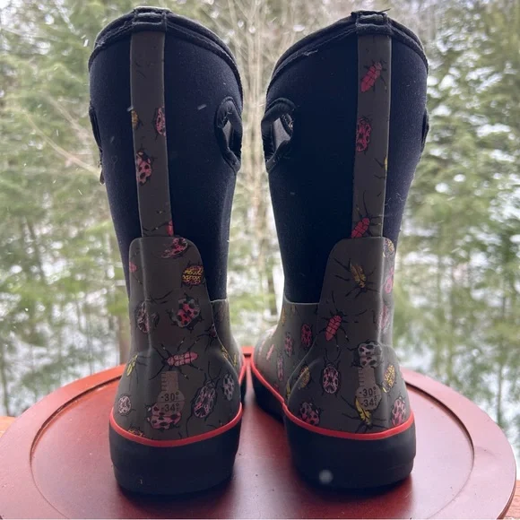 Bogs Classic II Bugs Insulated Rain Boots | Toddler Size 11 | Waterproof Winter - Picture 6 of 12
